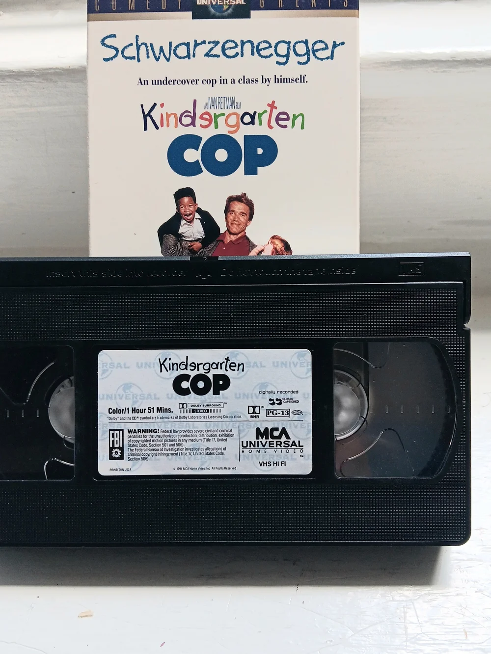 ARNOLD SCHWARZENEGGER VHS LOT Eraser Terminator Kindergarten Cop Action Bundle